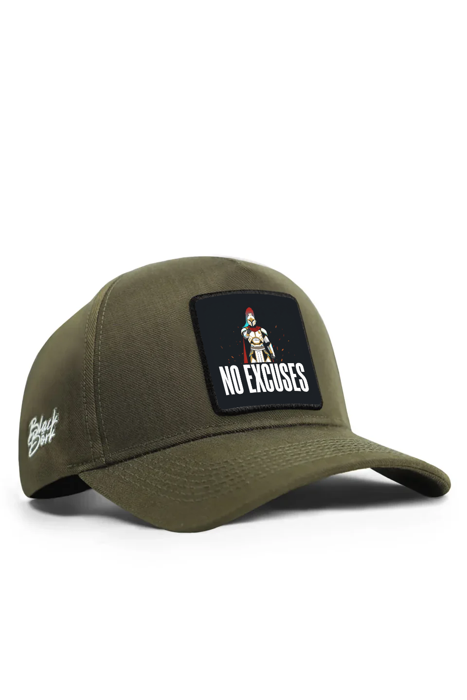 Cordura Khaki Baseball Cap with No Excuses Logo
