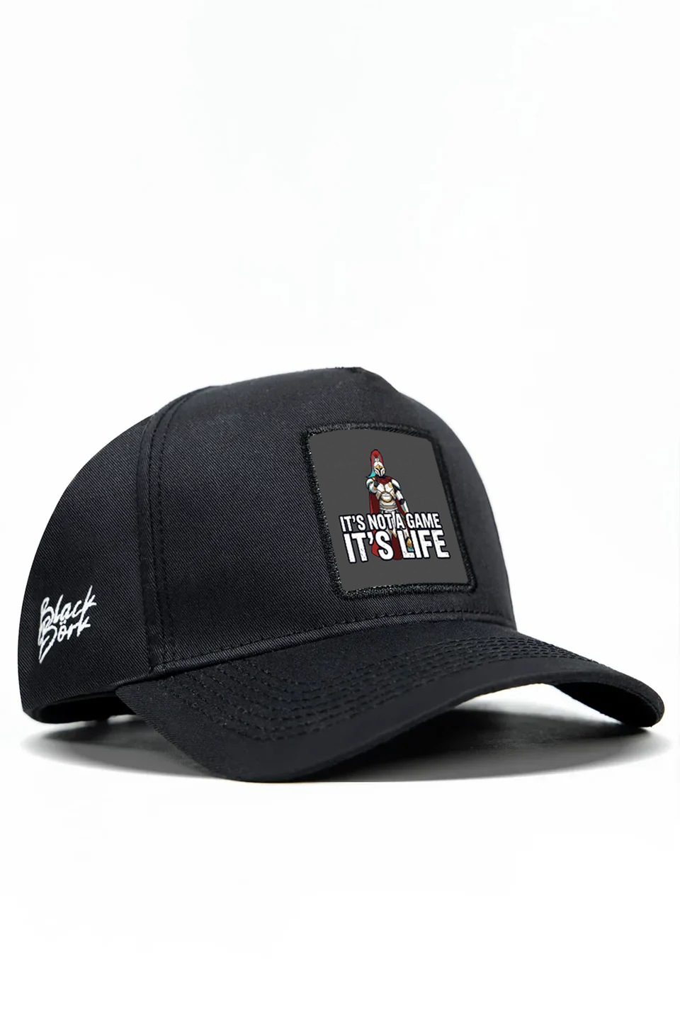 Anthracite Baseball Cap with It's Not a Game, It's Life Logo
