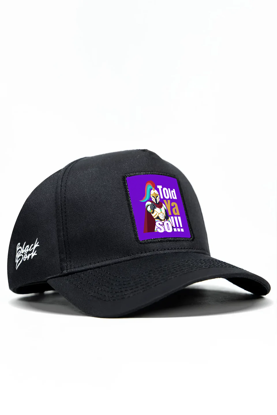 Black Baseball Cap with Told Ya So Logo