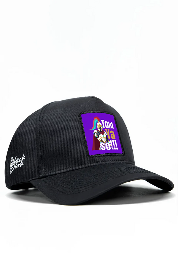 Black Baseball Cap with Told Ya So Logo