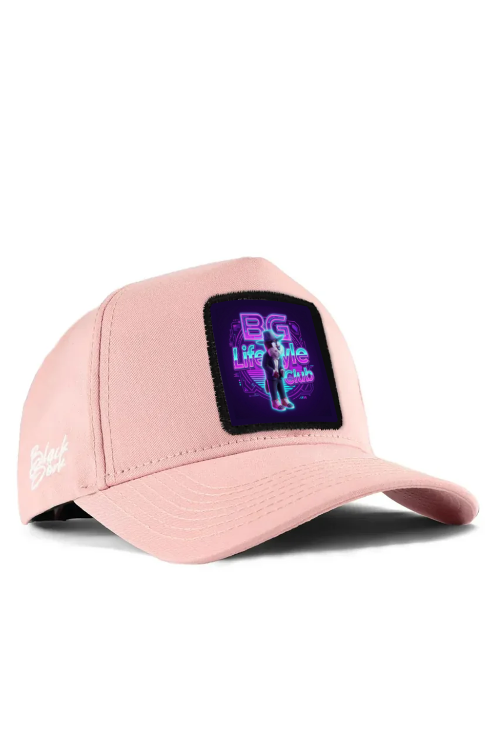 Pink Baseball Cap with BG LifeStyle Club Logo