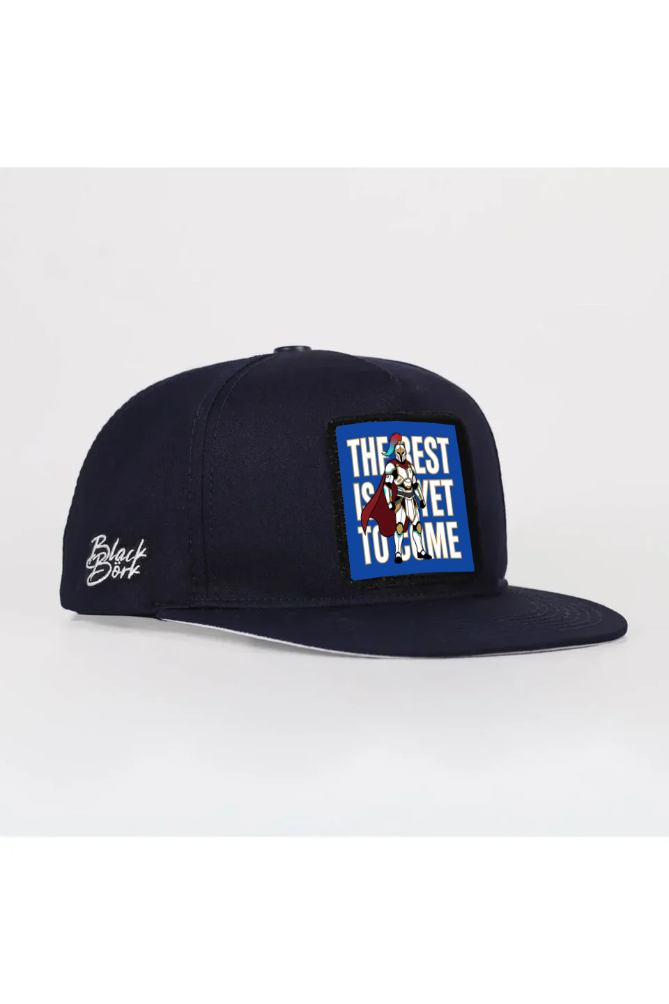 Navy Hip Hop Cap with The Best is Yet to Come Logo