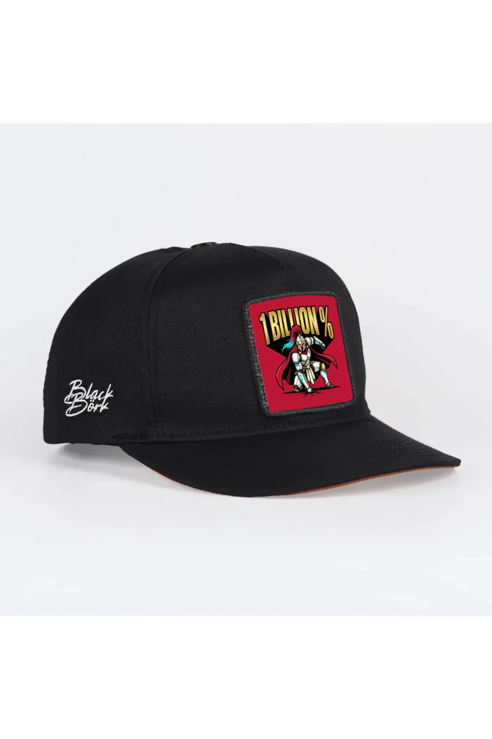 Black Hip Hop Cap with 1 Billion % Logo